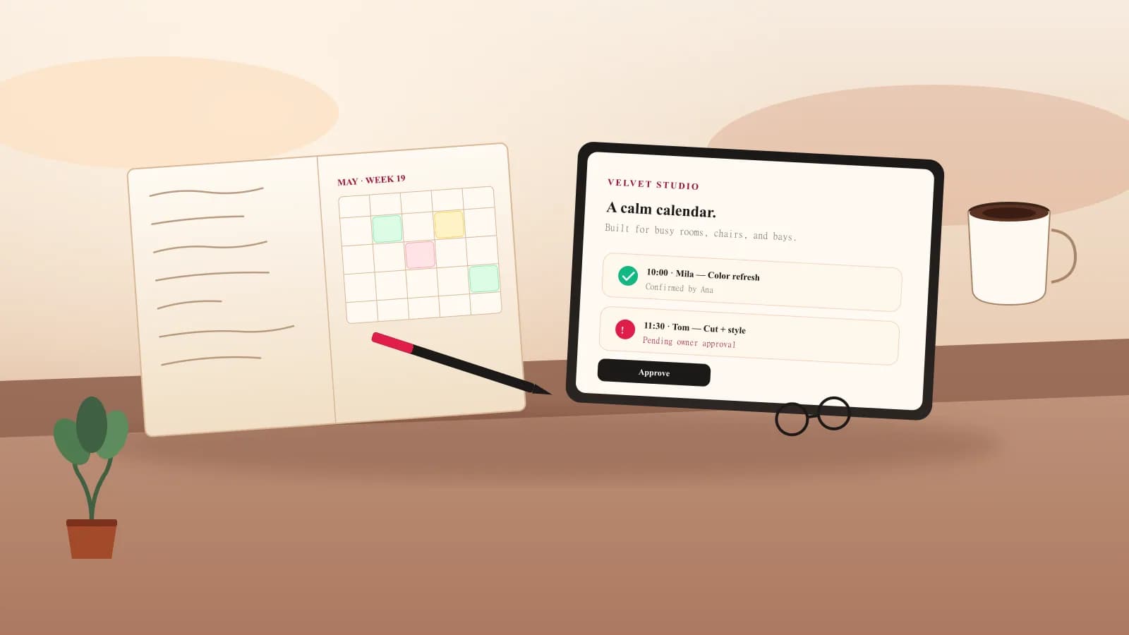 Editorial service business workspace